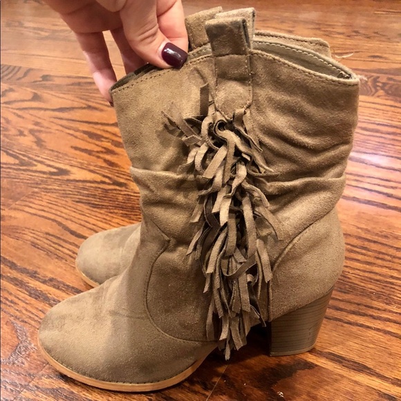 Steve Madden Fringe Bootie - Picture 1 of 5